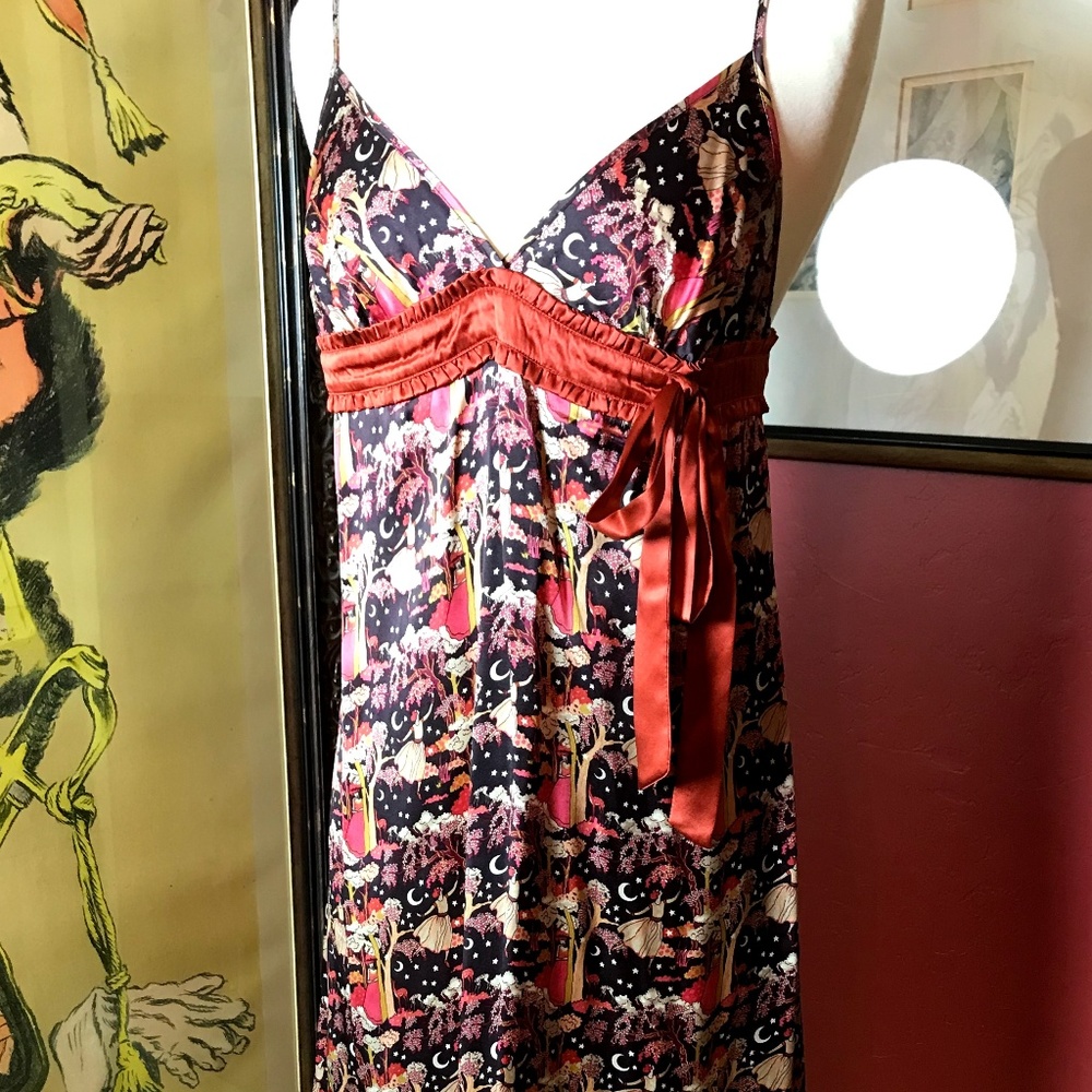 Princess Tam-Tam Silk Slip Dress
